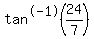 tan%5E-1%2824%2F7%29