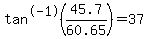 tan%5E-1%2845.7%2F60.65%29=37
