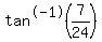 tan%5E-1%287%2F24%29
