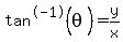 tan%5E-1%28theta%29=y%2Fx