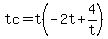 tc=t%28-2t%2B4%2Ft%29