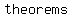 theorems