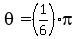 theta=%281%2F6%29pi