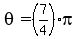 theta=%287%2F4%29pi