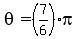 theta=%287%2F6%29pi