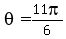theta=+11pi%2F6