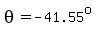 theta=-41.55%5Eo