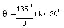 theta=135%5Eo%2F3%2Bk%2A120%5Eo
