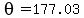 theta=177.03