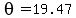 theta=19.47