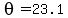 theta=23.1