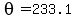 theta=233.1