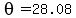theta=28.08