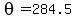 theta=284.5