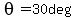 theta=30+deg