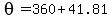 theta=360%2B41.81