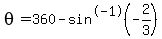 theta=360-sin%5E-1%28-+2%2F3%29