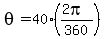 theta=40%2A%28%282pi%29%2F360%29