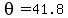 theta=41.8