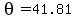 theta=41.81