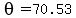 theta=70.53