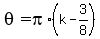 theta=pi%2A%28k-3%2F8%29