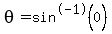 theta=sin%5E-1%280%29