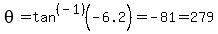 theta=tan%5E%28-1%29%28-6.2%29=-81=279