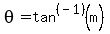 theta+=+tan%5E%28-1%29%28m%29