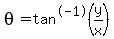 theta+=+tan%5E-1+%28+y+%2F+x+%29