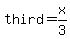 third=x%2F3