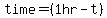 time=%281hr-t%29