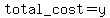 total+_cost=+y