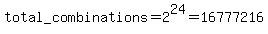 total_+combinations+=+2%5E24=+16777216