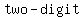 two-digit