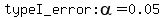 type+I_error%3A+alpha=0.05