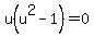 u%28u%5E2-1%29=0