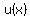 u%28x%29