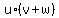 u%2A%28v%2Bw%29