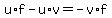 u%2Af+-+u%2Av+=+-v%2Af