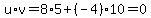 u%2Av=8%2A5%2B%28-4%29%2A10=0