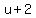 u%2B2