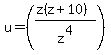 u=%28%28z%28z%2B10%29%29%2Fz%5E4%29%29%29