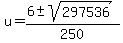 u=%286%2B-sqrt%28297536%29%29%2F250