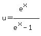 u=%28e%5Ex%29%2F%28e%5Ex-1%29