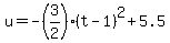 u=-%283%2F2%29%28t-1%29%5E2%2B5.5