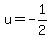 u=-1%2F2