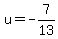 u=-7%2F13