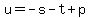 u=-s-t%2Bp