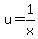 u=1%2Fx
